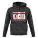 Turkish Republic Of Northern Cyprus Barcode Style Flag unisex hoodie