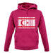 Turkish Republic Of Northern Cyprus Barcode Style Flag unisex hoodie