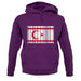 Turkish Republic Of Northern Cyprus Barcode Style Flag unisex hoodie