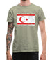 Turkish Republic Of Northern Cyprus Grunge Style Flag Mens T-Shirt