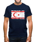 Turkish Republic Of Northern Cyprus Grunge Style Flag Mens T-Shirt