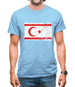 Turkish Republic Of Northern Cyprus Grunge Style Flag Mens T-Shirt
