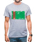 Turkmenistan Grunge Style Flag Mens T-Shirt