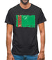 Turkmenistan Grunge Style Flag Mens T-Shirt