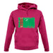 Turkmenistan Grunge Style Flag unisex hoodie