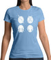 Colour Turtle Weapons Womens T-Shirt
