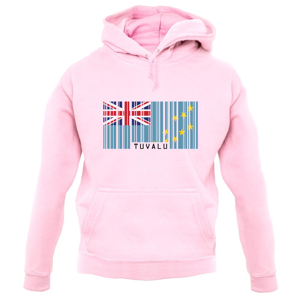 Tuvalu Barcode Style Flag unisex hoodie
