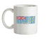 Tuvalu Barcode Style Flag Ceramic Mug