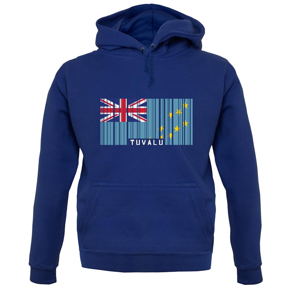 Tuvalu Barcode Style Flag unisex hoodie