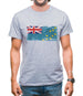 Tuvalu Grunge Style Flag Mens T-Shirt