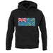 Tuvalu Grunge Style Flag unisex hoodie