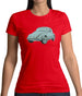 Beetle Colour Womens T-Shirt