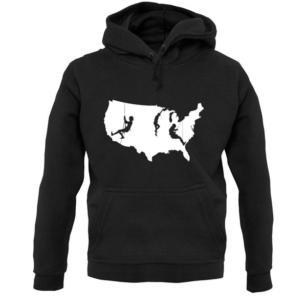 USA Climbing unisex hoodie