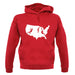 USA Climbing unisex hoodie