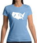 USA Climbing Womens T-Shirt