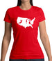 USA Climbing Womens T-Shirt