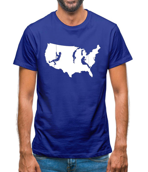 USA Climbing Mens T-Shirt