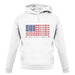 Usa Barcode Style Flag unisex hoodie