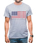 Usa Barcode Style Flag Mens T-Shirt