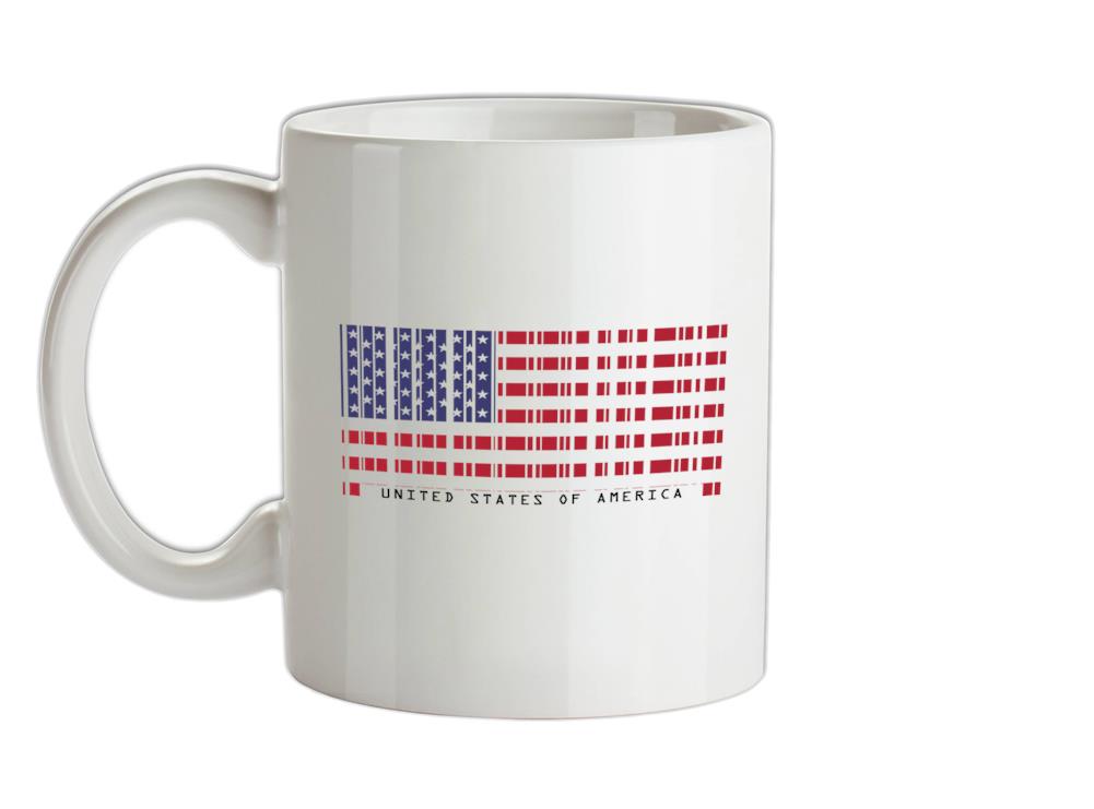 USA Flag Ceramic Mug