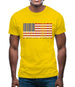 Usa Barcode Style Flag Mens T-Shirt