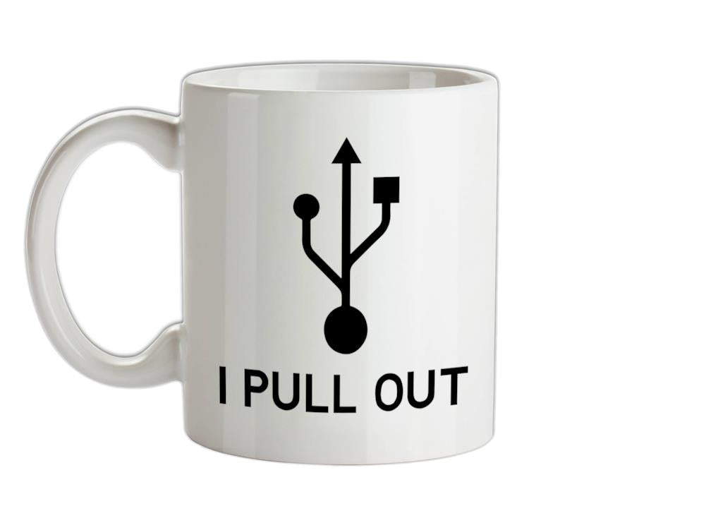 USB - I Pull Out Ceramic Mug