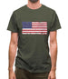 Us Grunge Style Flag Mens T-Shirt