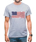 Us Grunge Style Flag Mens T-Shirt