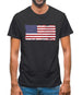 Us Grunge Style Flag Mens T-Shirt