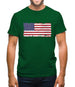 Us Grunge Style Flag Mens T-Shirt