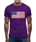 Us Grunge Style Flag Mens T-Shirt