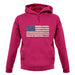 Us Grunge Style Flag unisex hoodie