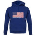 Us Grunge Style Flag unisex hoodie