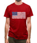 Us Grunge Style Flag Mens T-Shirt