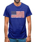 Us Grunge Style Flag Mens T-Shirt