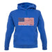 Us Grunge Style Flag unisex hoodie