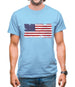 Us Grunge Style Flag Mens T-Shirt