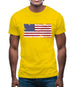 Us Grunge Style Flag Mens T-Shirt