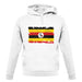 Uganda Grunge Style Flag unisex hoodie
