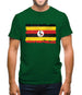 Uganda Grunge Style Flag Mens T-Shirt