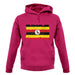 Uganda Grunge Style Flag unisex hoodie