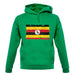 Uganda Grunge Style Flag unisex hoodie