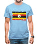 Uganda Grunge Style Flag Mens T-Shirt