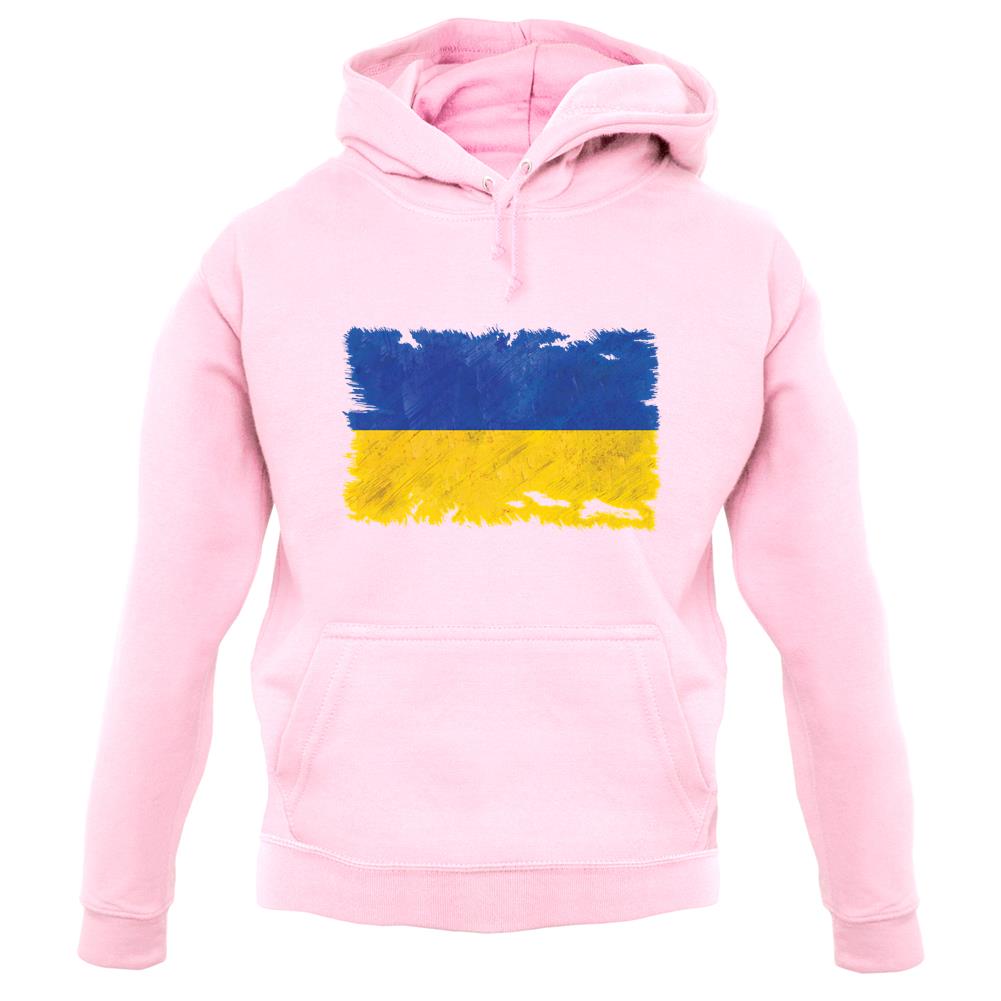Ukraine Grunge Style Flag unisex hoodie