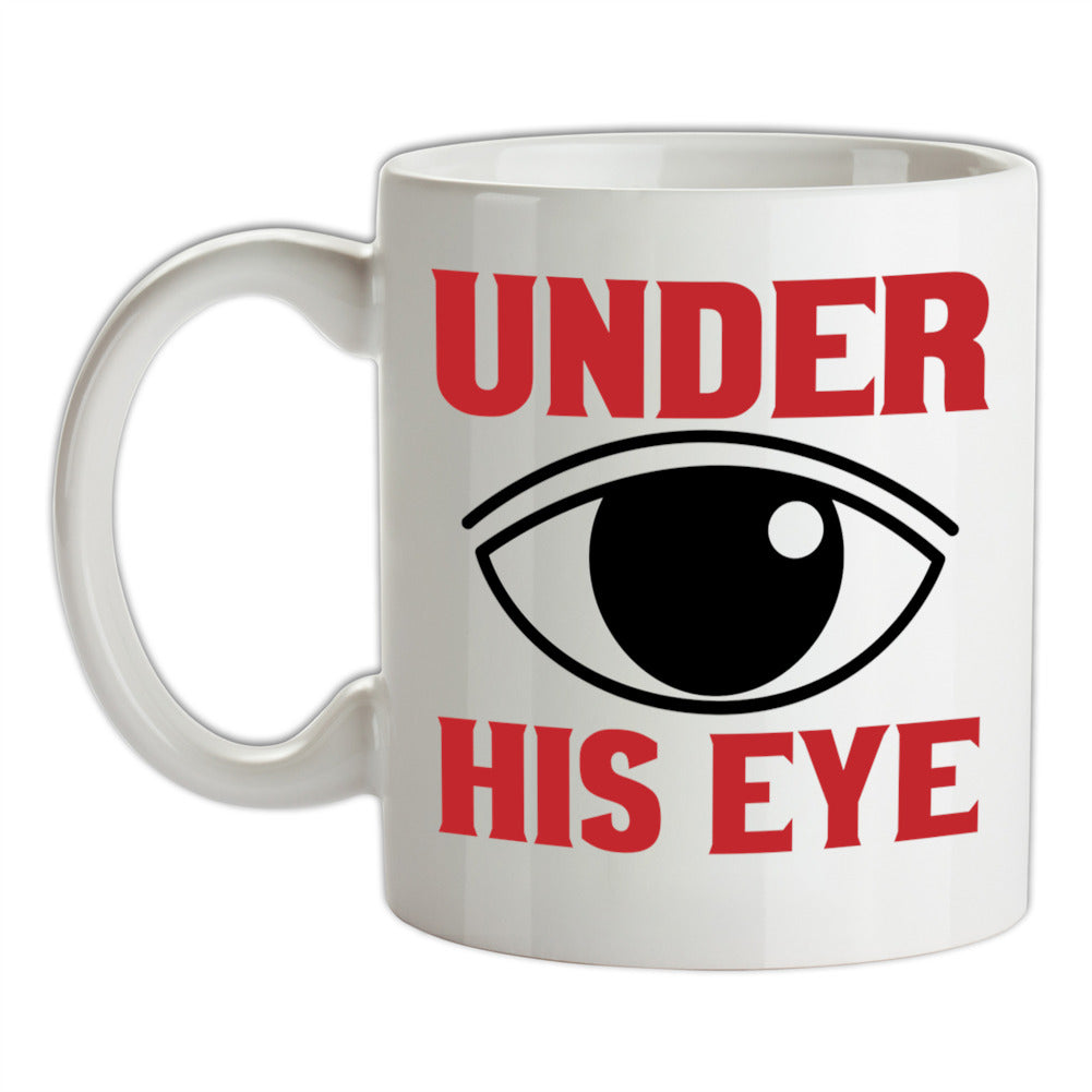 Under His Eye Ceramic Mug