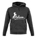 Believe Unicorn unisex hoodie