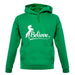 Believe Unicorn unisex hoodie