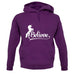 Believe Unicorn unisex hoodie