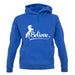 Believe Unicorn unisex hoodie