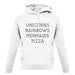 Unicorn, Rainbows, Mermaids unisex hoodie